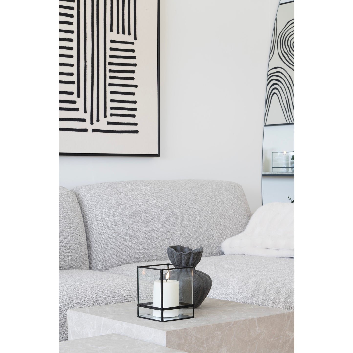 Vase, Black, Ceramic