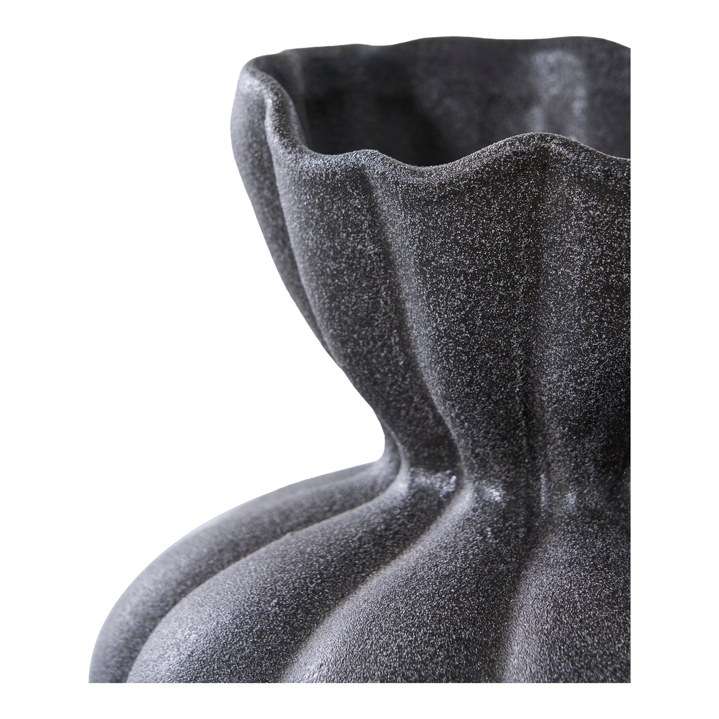 Vase, Black, Ceramic