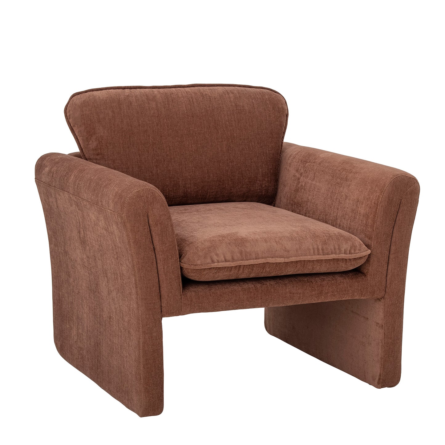 Luna Lounge Stol, Brun, Polyester