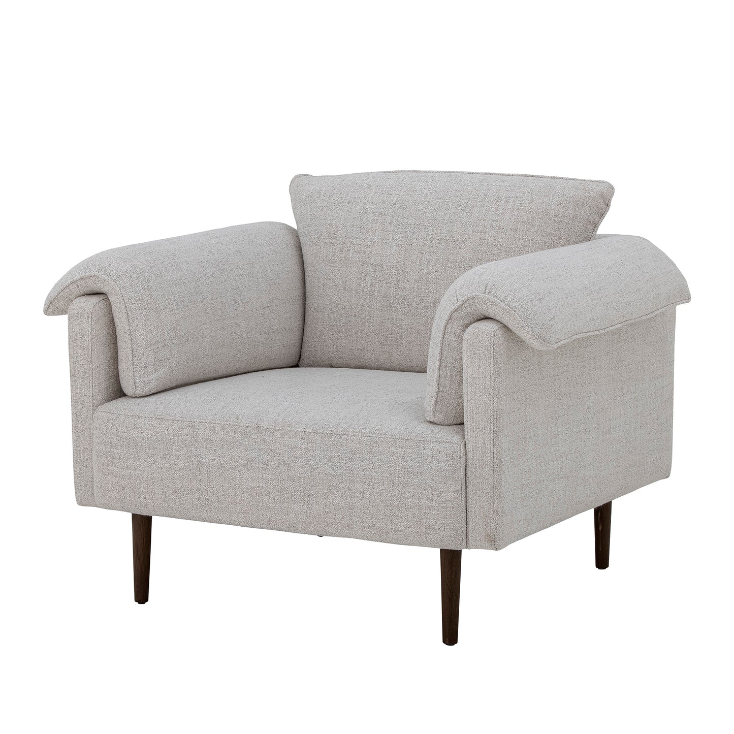 Cheshire Lounge Stol i Naturhvit Tekstil