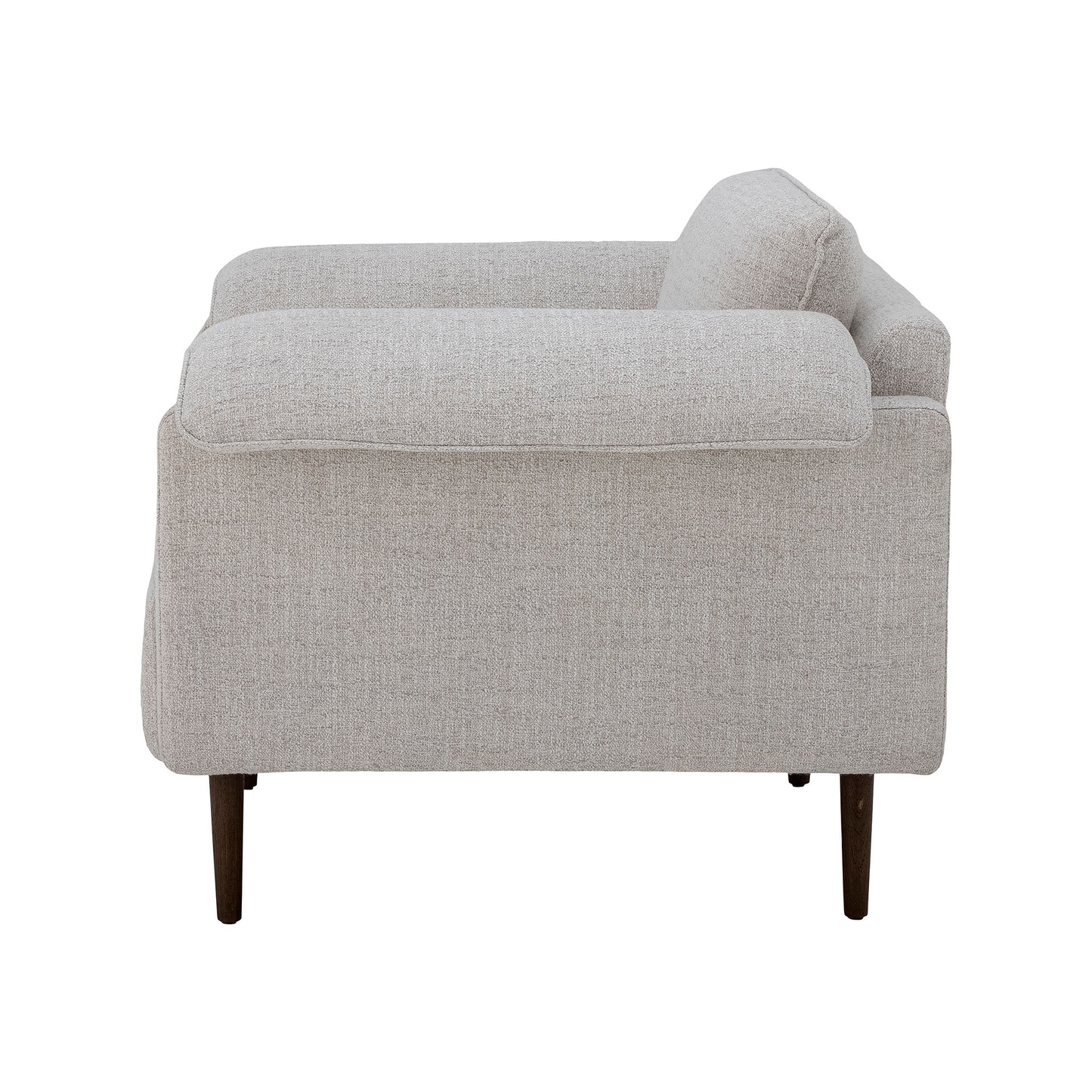 Cheshire Lounge Stol i Naturhvit Tekstil