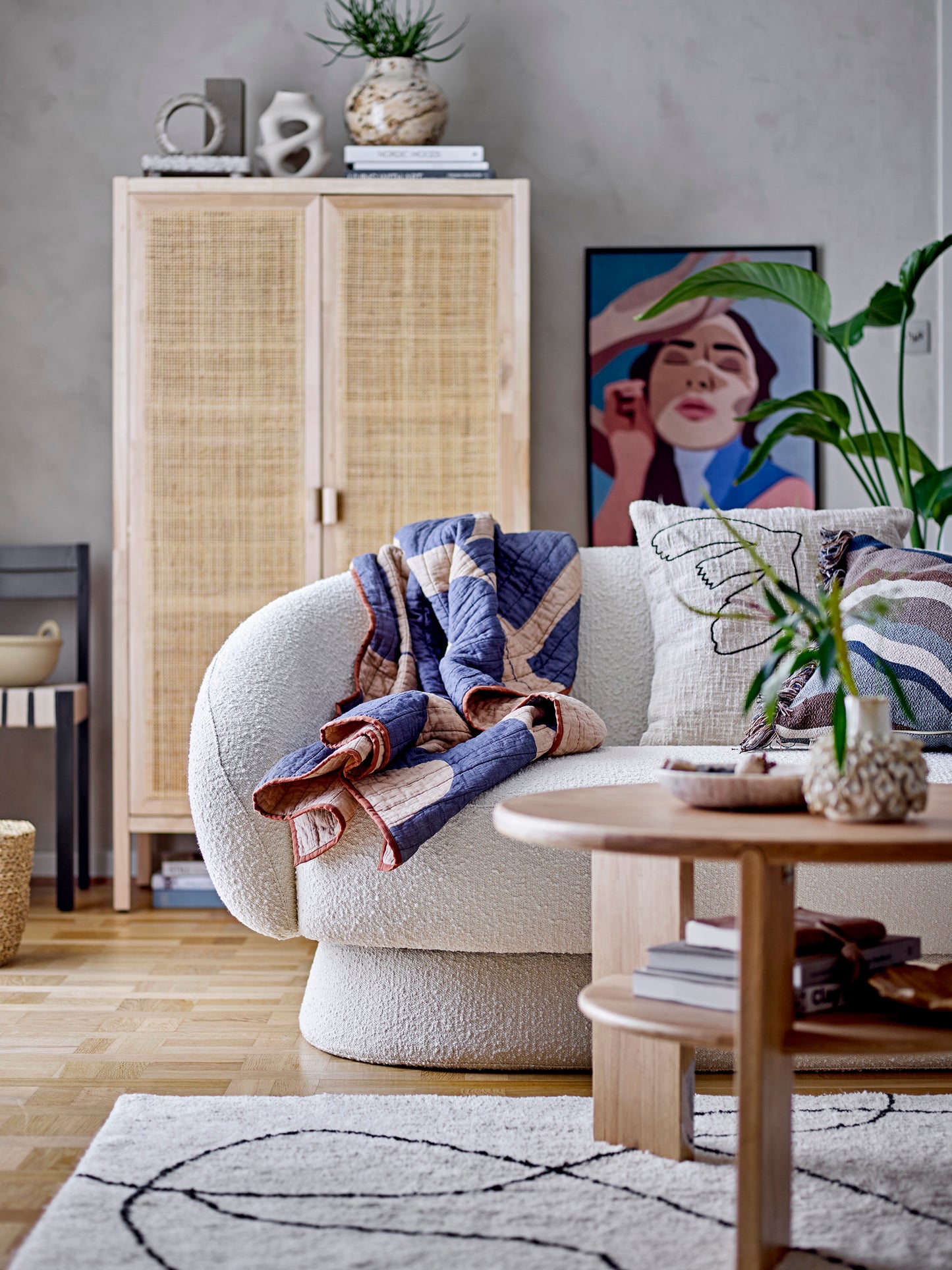 Nomi Sofa, Hvit, Polyester