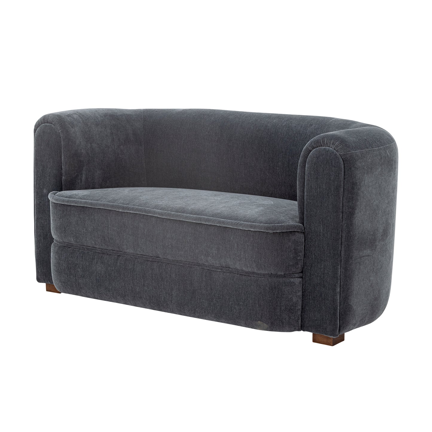 Frida Sofa, Blå, Resirkulert Polyester