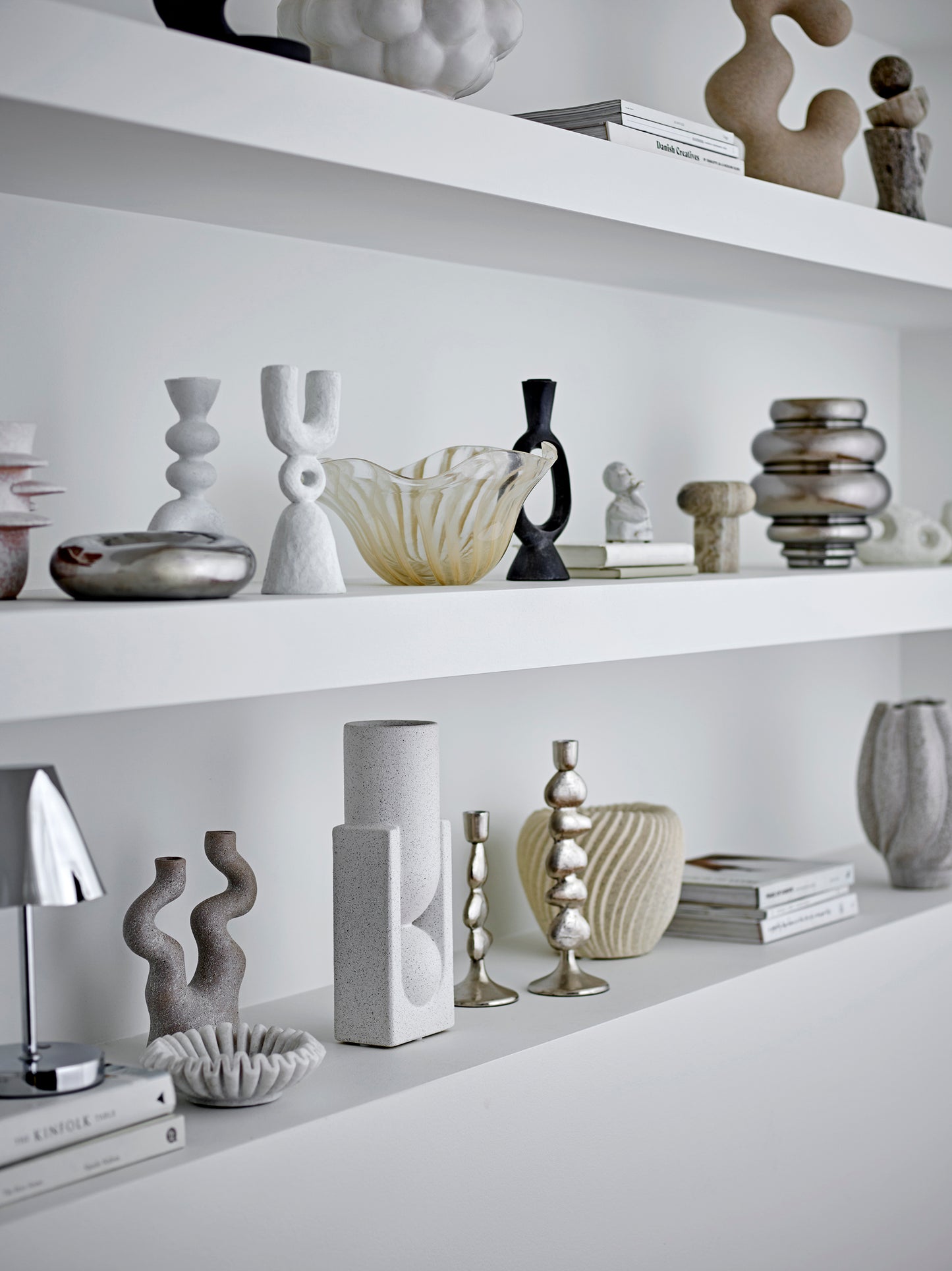 Celeste Skål, Hvit, Marmor