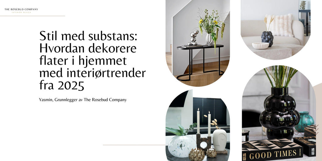 Hvordan dekorere flater i hjemmet med interiørtrender fra 2025