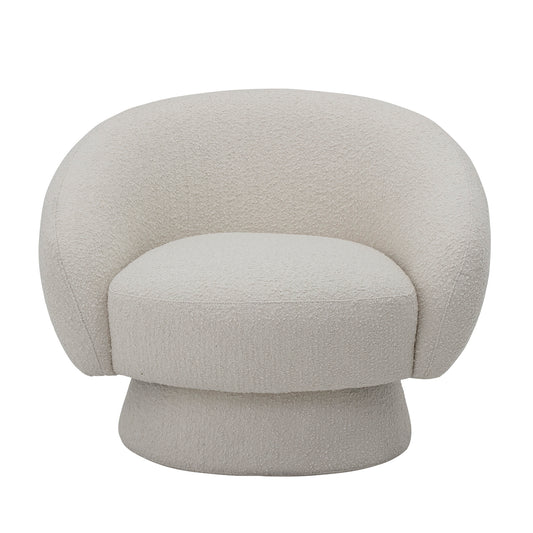Nomi Lenestol, Hvit, Polyester