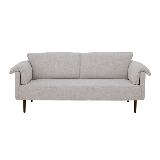 Ceshire Sofa i Naturhvit Tekstil