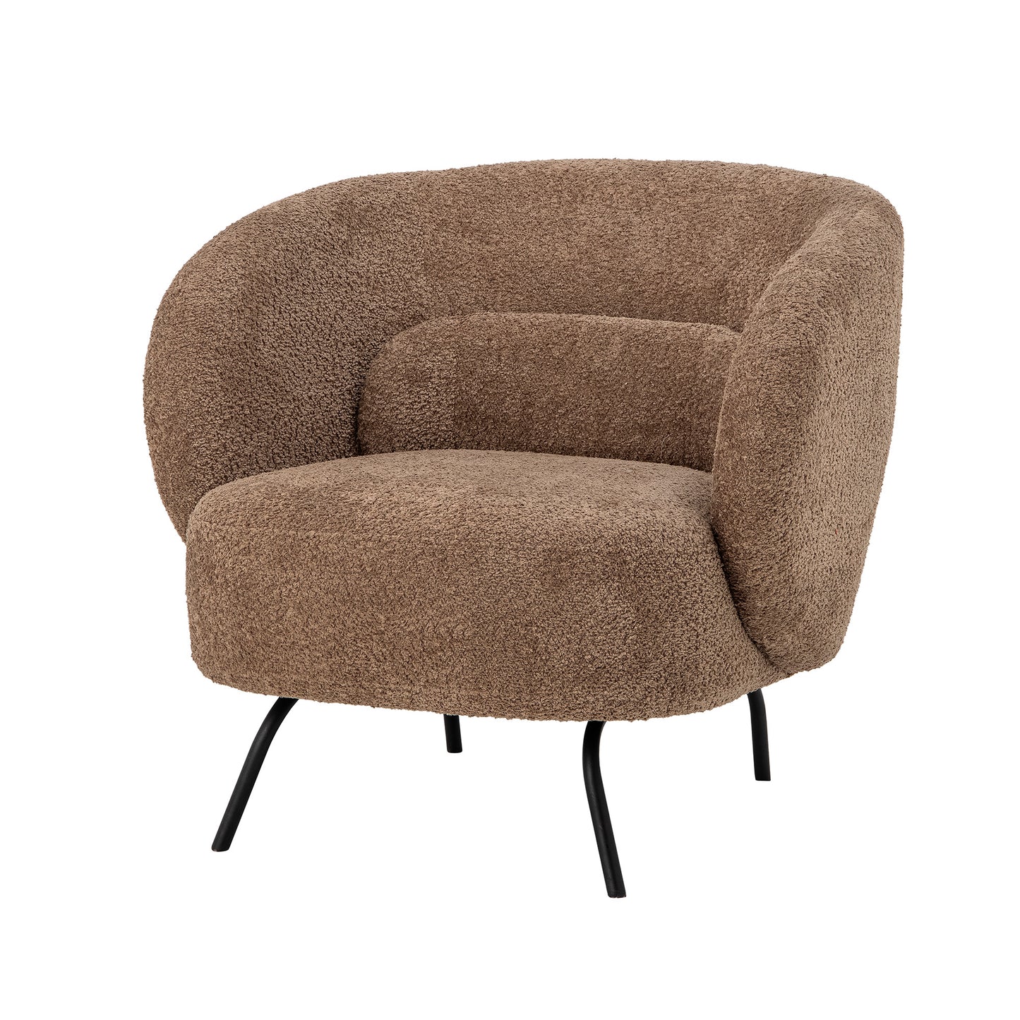 Aurora lenestol, brun, polyester
