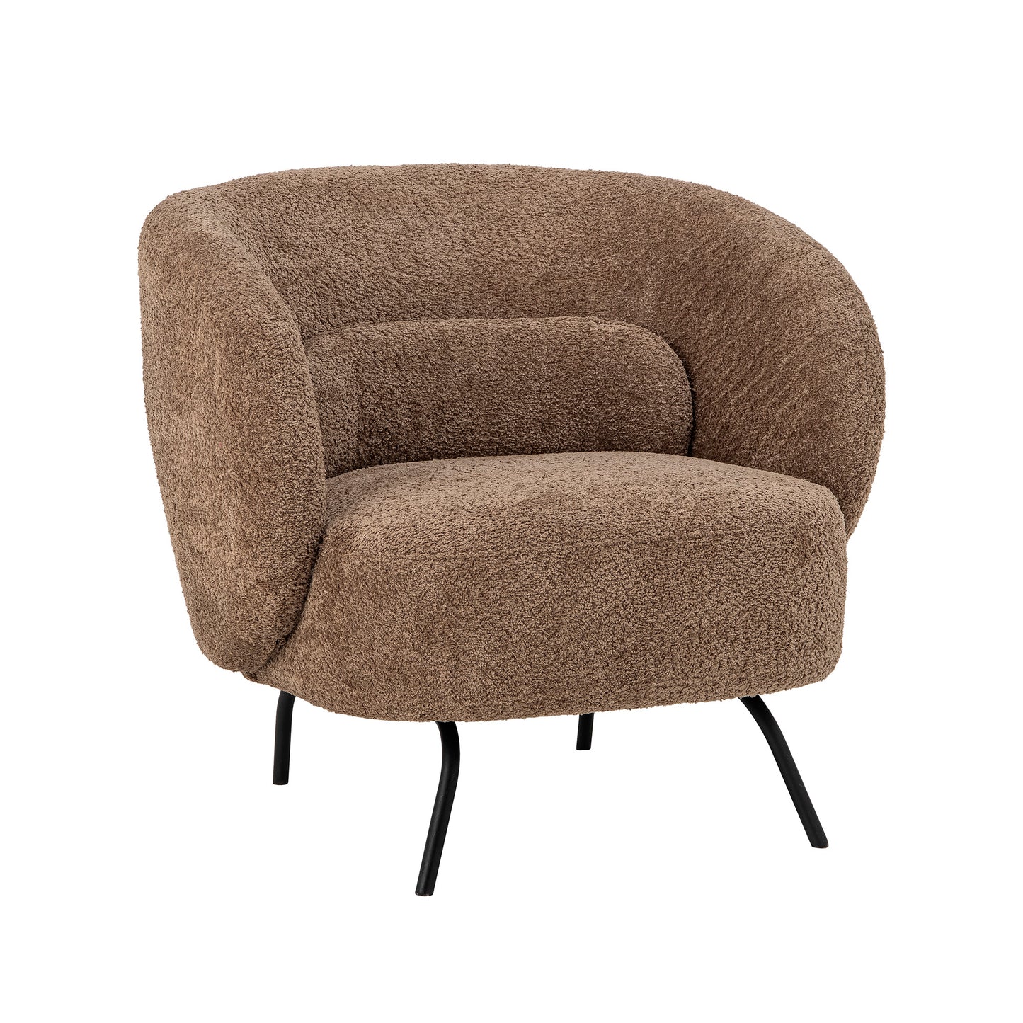 Aurora lenestol, brun, polyester