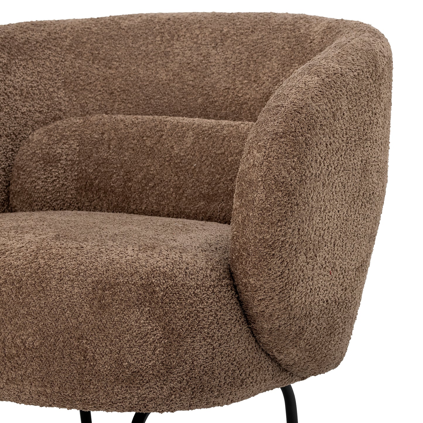 Aurora lenestol, brun, polyester