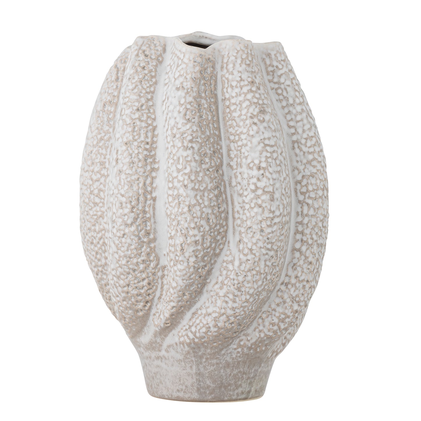 Eira Vase, White, Stoneware