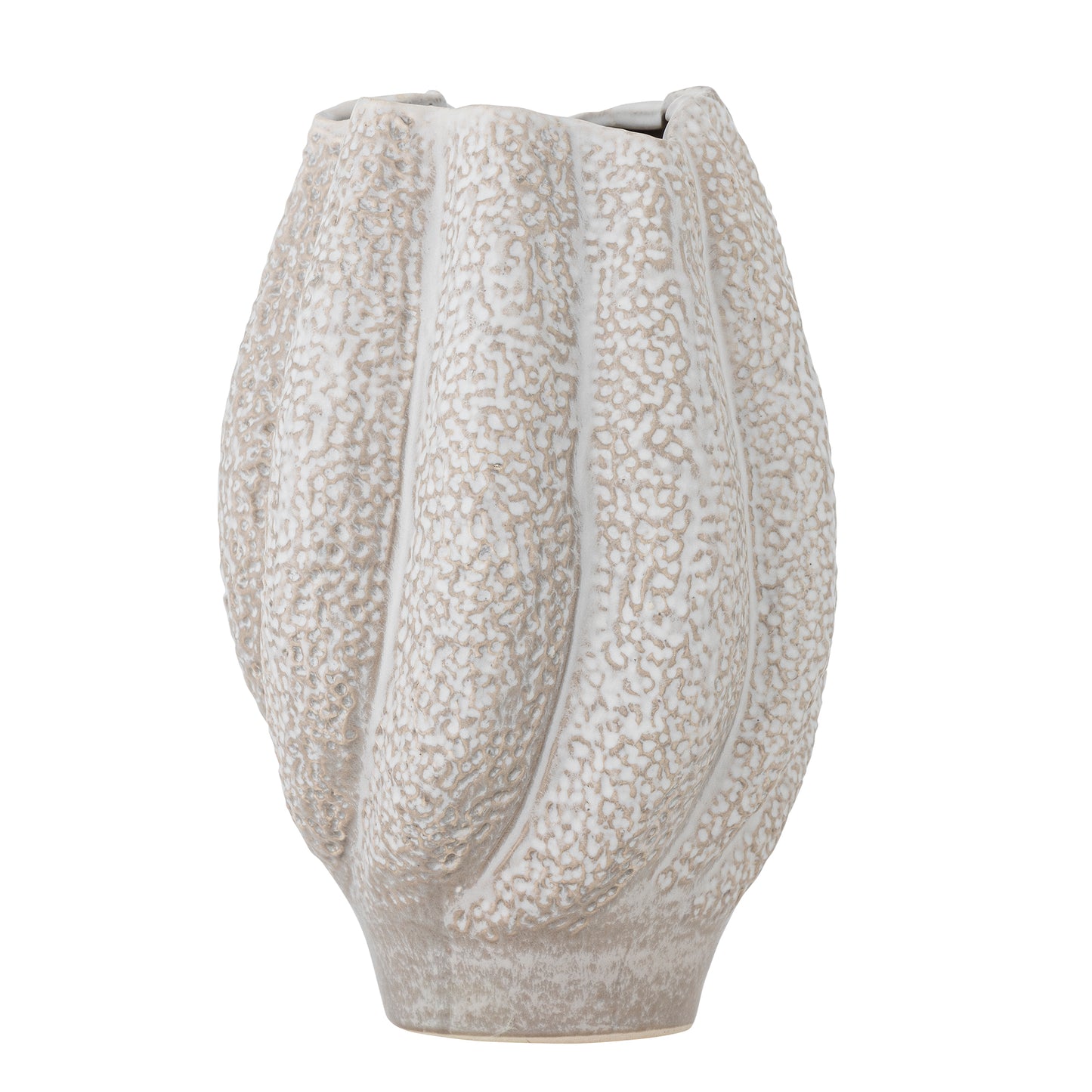 Eira Vase, White, Stoneware