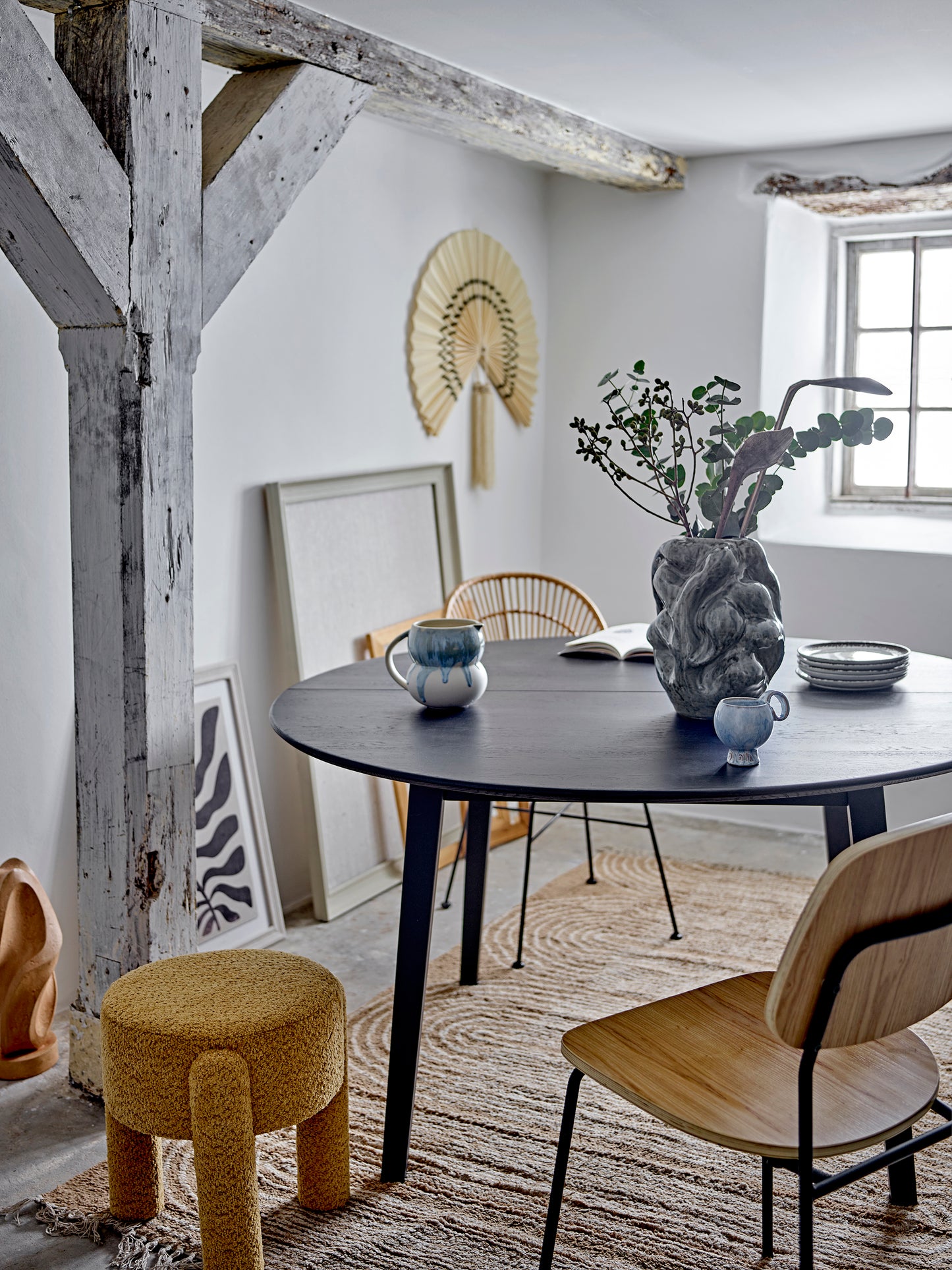 Fjord Spisebord, Black, FSC® 100%, Oak