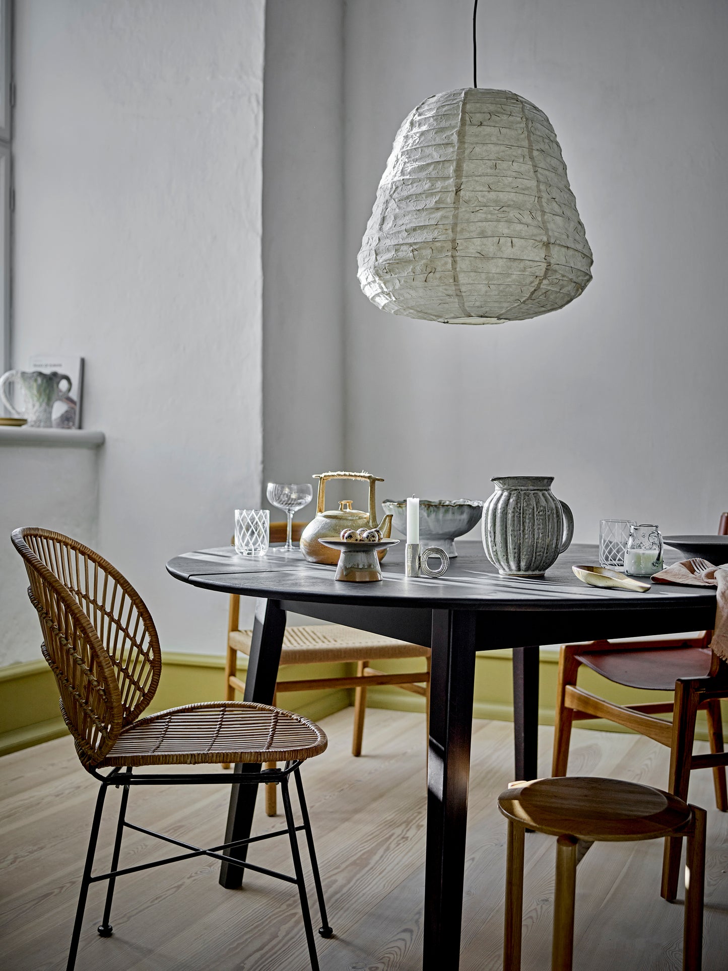 Fjord Spisebord, Black, FSC® 100%, Oak