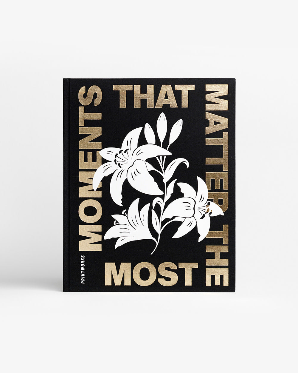 Fotoalbum for Kaffebord, "Tid til Minnene"', Sort & Guld